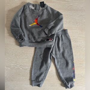 Jordan Gray Baby / toddler sweatsuit set, 24 months